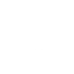 white icon of a dog and cat above a heart and medical symbol