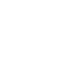 white icon of a paw inside a heart