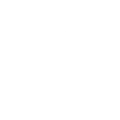 white icon of a pet food bowl
