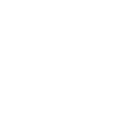 white icon of a sitting puppy